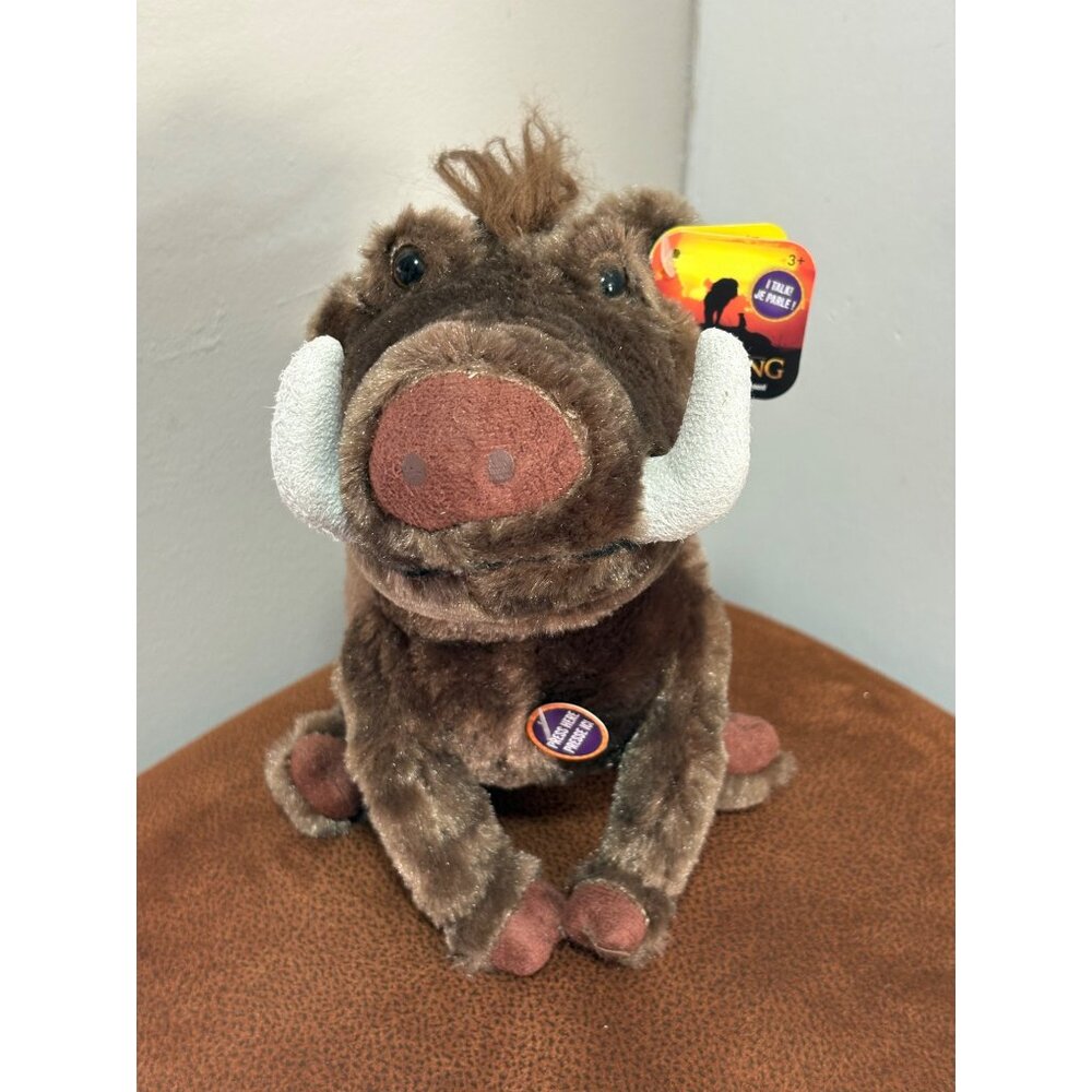 NEW Disney's THE LION KING 2019 PUMBA plush 7" no sound - please read!!!!!!!